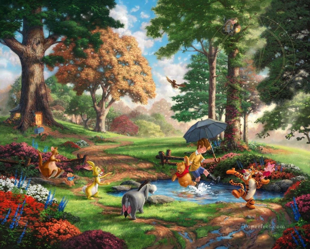 Winnie The Pooh I TK Disney Oil Paintings